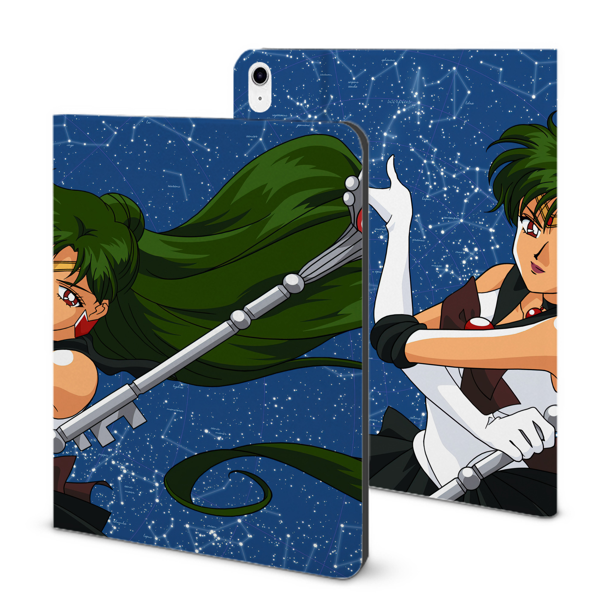 （画像用） 美少女戦士セーラームーン Sailor Moon IPad ケース ブック型 PUレザー TPU 耐衝撃 軽量 薄型 ペン収納なし 全面保護 IPad 各モデル対応